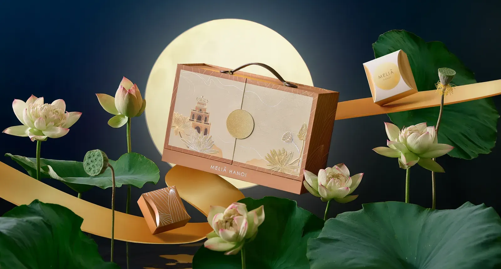 Bánh trung thu Meliá Hà Nội 2026 — hộp quà chính hãng
